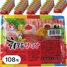 진조미식품 회모듬 양념장, 120g, 108개