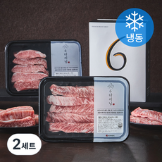 6다이닝 이베리코 생활속의 갈비살 200g + 항정살 200g 선물세트 3호 (냉동), 2세트