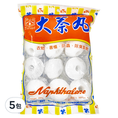 TALENT 天嶸 大奈香腦丸, 衣物/書櫃防蟲除臭, 450g, 5包