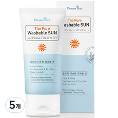 팜트리-더순한-워셔블-썬-SPF35-PA+++-50ml-5개-추천-상품