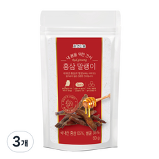紅參乾紅參，給我身體自然美的零食, 60g, 3包