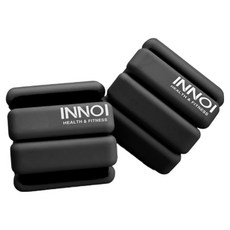 INNOI 負重帶手腕腳踝啞鈴沙包, 黑色, 900g
