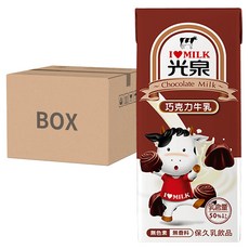 光泉 巧克力牛乳 24入, 香濃巧克力，口感濃郁滑順，高鈣含量，幫助維持骨骼健康，無添加防腐劑，純淨天然, 330ml