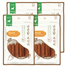 굿데이 건강한 소시지 강아지 간식, 닭고기 맛, 100g, 4개