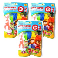 콩순이 어린이 전용 치실, 32개입, 3개
