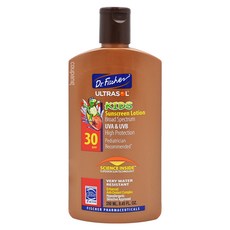 Dr.Fischer 費雪博士 兒童防曬乳 SPF30, UVA UVB高保護，含維生素E與綠茶，容量250ml, 250ml, 1瓶