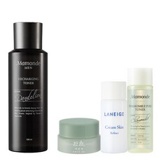 마몽드 맨 리차징 토너 180ml + 아모레퍼시픽 기초케어 3종, 1세트