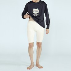 男士 Soleil Multiwear Ruan 3D 圖案 5 部分水打底褲