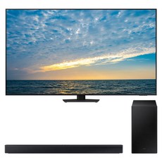 삼성전자 4K UHD Neo QLED TV + 사운드바 세트, 163cm(65인치), KQ65QND83BFXKR, 스탠드형 X HW-C450 (사운드바), 방문설치