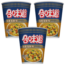 CUP NOODLE 咖哩海鮮味杯麵 71g, 3入