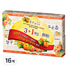 살구맛사지 비누, 100g, 16개