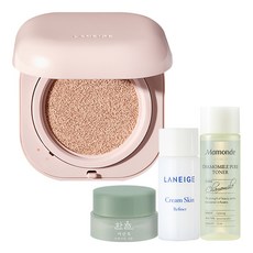 라네즈 네오 쿠션 파운데이션 15g + 아모레퍼시픽 기초케어 3종, 글로우 21N, 1세트