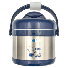 三光牌 源味二層高真空304不鏽鋼提鍋 H-1100, 1.1L, 藍色, 1個