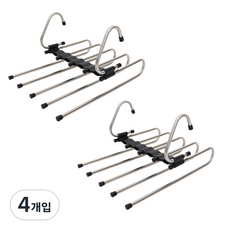 하늬통상 5단 바지걸이, 블랙,