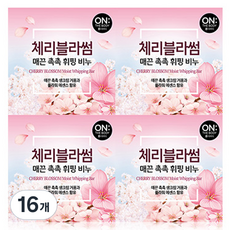 온더바디 체리블러썸 휘핑 비누, 90g, 16개