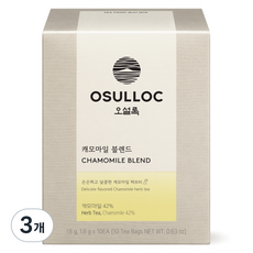 오설록 캐모마일 블렌드 피라미드 티백, 1.8g, 3개, 10개입