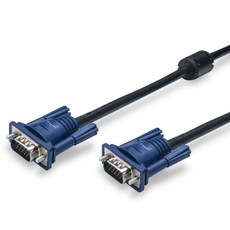 E-books XA19 VGA公對公高畫質訊號連接線 2M, 15 Pin 鍍金接頭，支援1080P, 黑色, 1條