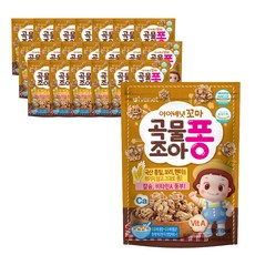 아이배냇 꼬마 곡물조아퐁 과자 30g, 곡물맛, 21개