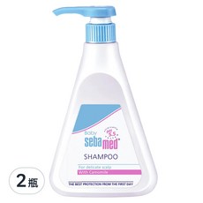 施巴 嬰幼兒洗髮乳，含洋甘菊植萃，不流淚配方, 500ml, 2瓶