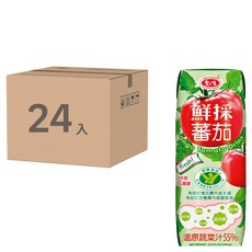 愛之味 鮮採蕃茄汁 OLIGO腸道保健 利樂包, 250ml, 24入