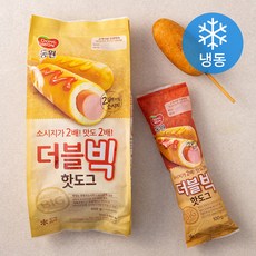 동원 더블빅 핫도그 (냉동), 100g, 4개입