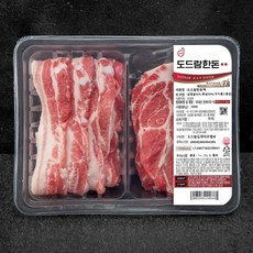 도드람 한돈 삼겹살 500g 목심 500g 반반팩 구이용 (냉장)