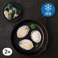 다복 청정바다를 담은 CAS로 급냉한 순살 전복 + 내장 (냉동), 90g(3미), 2팩