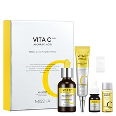 MISSHA 維生素C淡斑精華套裝，提亮膚色，淡化斑點，改善暗沉, 1組