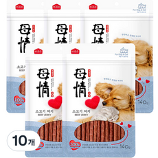 모정 강아지 소고기 져키, 소, 140g, 10개