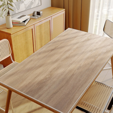 西格傢飾 侘寂風Q彈矽膠皮革桌墊 80x140cm, 140 x 80cm, 質木年華, 1個