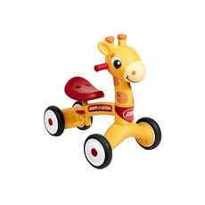 RADIO FLYER 長頸鹿斑奇速可達, 1-3歲兒童玩具, 可調節座椅, 1個