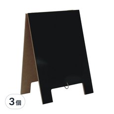 SUCCESS 成功 桌上型雙面彩繪板, 雙面可寫 櫃台吧檯用 典雅設計, A4, 木板, 3入