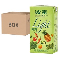 波蜜 清爽果菜汁 300毫升, 綜合蔬果汁30%, Set 24入, 300ml