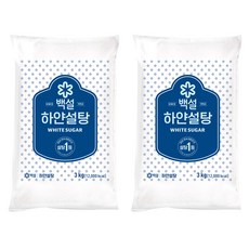 백설 하얀설탕, 3kg, 2개