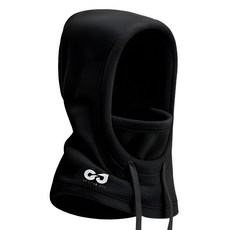 GOLOV.EJOy Detri 抓絨連帽護頸套, 1個, 01黑色