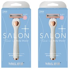 Schick 舒適牌 SALON PLUS 舒綺 極 去角質亮膚仕女除毛刀 敏感肌適用 2支