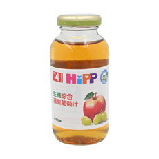 HiPP 喜寶 有機綜合蘋果葡萄汁，歐洲原裝進口, 200ml, 6瓶