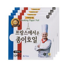 프랑스에서 온 깨끗한 종이호일 프리미엄 원형 26.7cm 10p, 4개