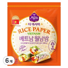 티아시아키친 베트남 월남쌈, 200g, 6개