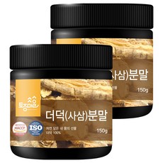 토종마을 더덕 사삼 분말, 150g, 2개