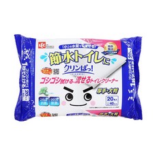 LEC 激落君Cleanpa廁所清潔用防菌濕紙巾 大尺寸 20張, 1包