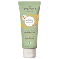 ATTITUDE 艾特優 寶寶敏感肌膚舒緩保濕乳霜 (無香精) 200ml, 1條