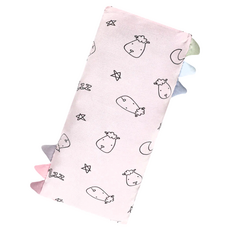 baa baa sheepz 抱抱羊 BED-TIME BUDDY 安撫抱枕 (18x38cm), 95% 竹纖維, 甜夢粉, 中(18 x 38cm)