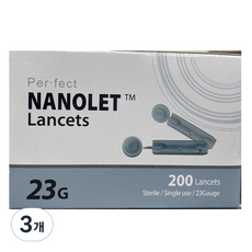 나노렛 란셋 페일블루 23g, 3개