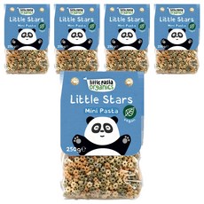 리틀파스타오가닉스 유기농 파스타 리틀스타, 250g, 5개