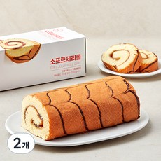 밀크앤허니 소프트제리롤, 520g, 2개