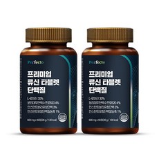 퍼펙토 프리미엄 류신 타블렛 단백질 36g, 2개