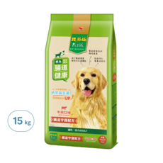 Petlife 寶多福 成犬專用 美食犬餐 乾飼料，牛肉口味，幫助消化，毛髮亮麗，15kg, 牛肉, 1袋