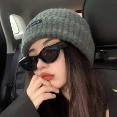 XNR抗UV貓眼偏光太陽眼鏡, 黑色, 1個