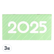 conifer 綠的事務 2025年輕巧月計畫本 + 吊嘎涼爽超輕提袋, 3組